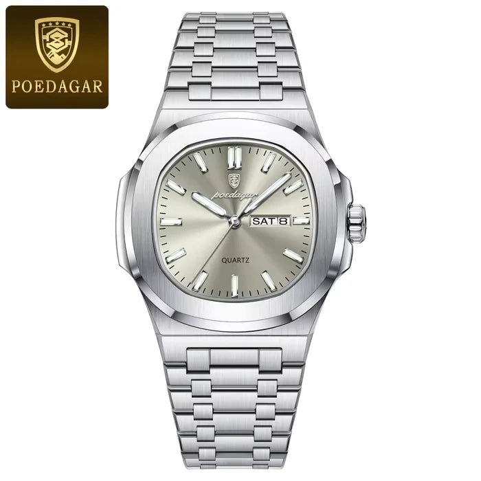 POEDAGAR FASHION SQUARE MEN'S WATCHES